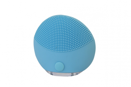 Dispozitiv de Curatare Faciala Waterproof tip Foreo Luna pentru Demachiere, Masaj si Lifting Ten, 8 x 7,5 x 2,5cm, Albastru [2]