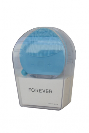 Dispozitiv de Curatare Faciala Waterproof tip Foreo Luna pentru Demachiere, Masaj si Lifting Ten, 8 x 7,5 x 2,5cm, Albastru [1]