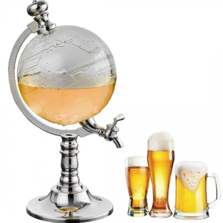 Articole Bucatarie - Dozator in forma de Glob Pamantesc pentru Bauturi, Capacitate 1.5L, EPR