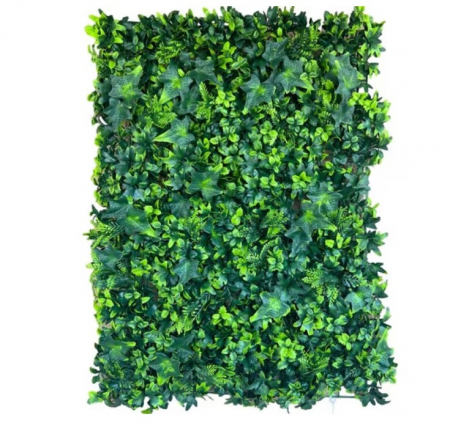 Plante Artificiale - Gard viu artificial cu frunze verzi,  panou 40x60 cm