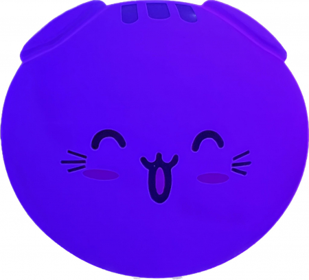 Lampa de Veghe cu Acumulator, In forma de Pisica , LED, pentru Copii, Waterproof ,7 Culori [7]