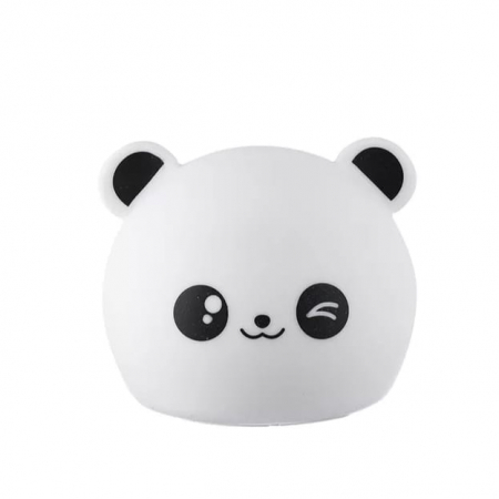 Lampa de Veghe cu Ursulet Panda, Led, pentru Copii, Waterproof, 7 Culori [2]