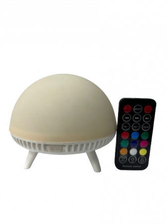 Lampa de Veghe Hope cu Led, pentru Copii, Waterproof - Ciuperca, cu Functie Bluethooth si Boxa [1]