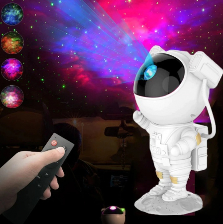 Copii & Bebe - Lampa Led cu Proiector Galaxy Astronaut Starry Sky