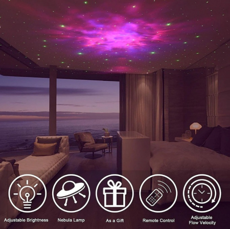 Lampa Led cu Proiector Galaxy Astronaut Starry Sky [8]