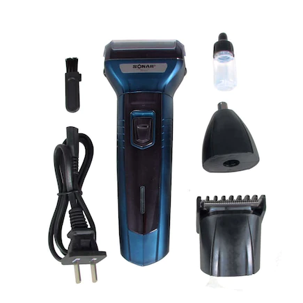 Ingrijire Personala - Masina de Tuns, 3 in 1 cu Trei Capete, Tuns, Contur si Trimmer pentru Nas si Urechi