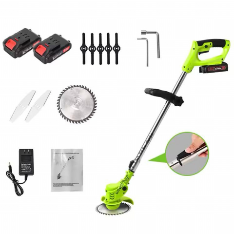 Casa & Gradina - Motocoasa Electrica 48V, 4000 MAh, 18000 RPM, Cu 2 Acumulatoare