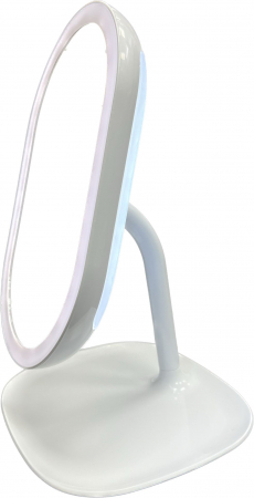 Oglinda Cosmetica cu Led, Rotire 360 de Grade, Alba [4]