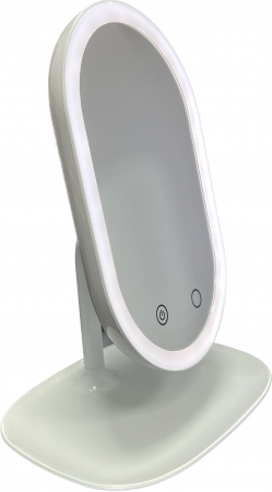Oglinda Cosmetica cu Led, Rotire 360 de Grade, Alba [2]