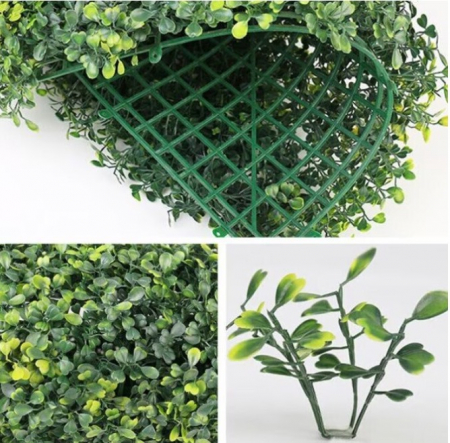 Panou de perete verde artificial RoveRim, Gradini verticale din plante artificiale 60x40 cm [2]