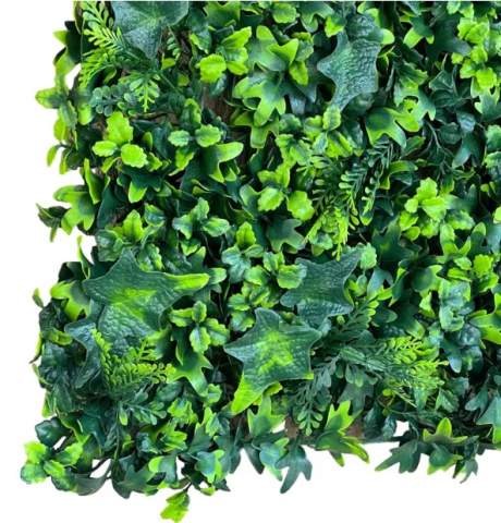 Panou Viu Artificial cu Frunze Verzi – Grădină Verticală 40x60 cm [2]
