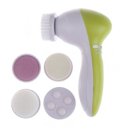 Make-up - Perie de Curatare Faciala cu 5 Capete, Electrica