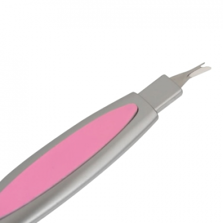 Pila 2 in 1 pentru Unghii cu Chiureta pentru Cuticule , Roz - Mov , 17 cm , 100/180 , Nail Hope [1]