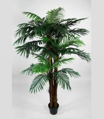 Planta artificiala palmier 180 cm + Set 12 bucati planta artificiala curgatoare culoare alb [2]