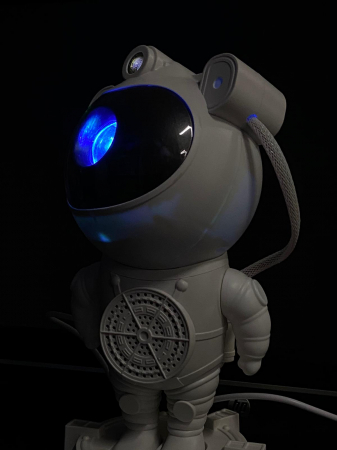 Proiector Laser Astronaut cu Joc de Lumini Aurora Boreala si Stele, Boxa, Sunete Albe, Functie Bluethood, Reglare 360, Timer, Setare Luminozitate, Viteza, Telecomanda [6]