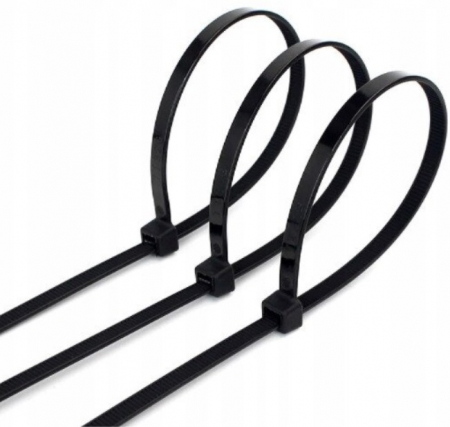 Set 100 soricei prindere rapida, 4.8x200mm, Negru [1]