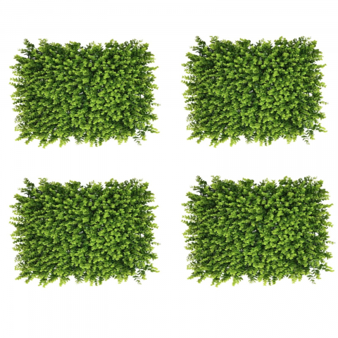 Plante Artificiale - Set 4x Perete verde artificial 60x40 cm, decor natural pentru interior si exterior