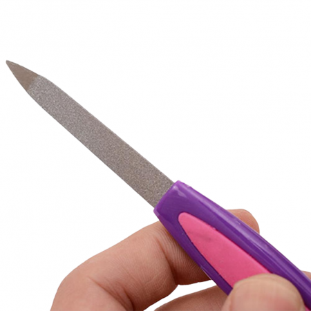 Set de 3 Pile de Unghii 2 in 1 cu Chiureta pentru Indepartarea Cuticulei, 16 cm [2]