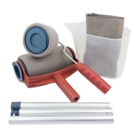 Set trafalet cu umplere , vas plastic , rola mica , rola mare [2]