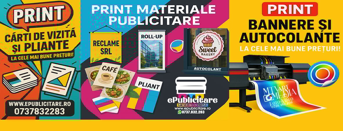 TABLOURI PANZA | TRICOURI | PLIANTE | CARTI VIZITA | BANNERE | AUTOCOLANT | ETICHETE -> PERSONALIZATE