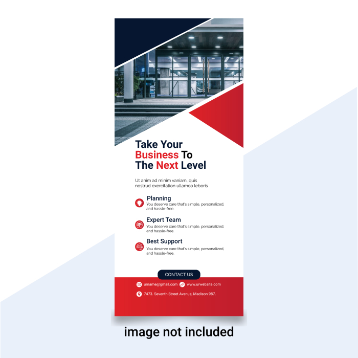 Roll-up banner, model "Basic" - 100x200cm [1]