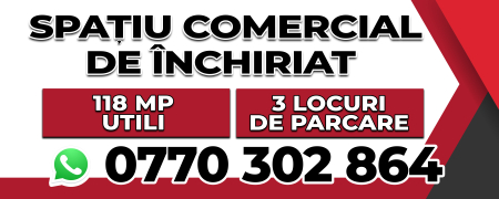 Bannere - Banner "De inchiriat spatiu comercial"