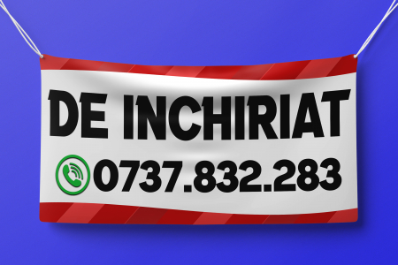 Publicitare - Banner "DE INCHIRIAT"