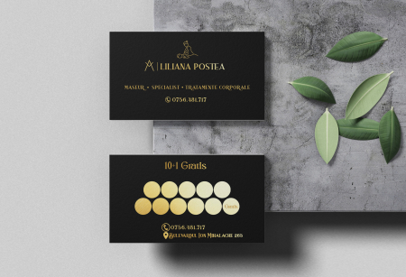 Cărţi de vizită personalizate - Masaj-Tratamente
