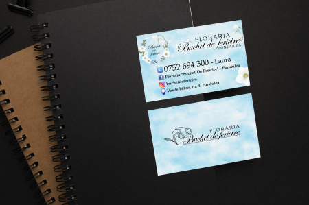 Cărți de vizită - Cărţi de vizită personalizate - Florărie