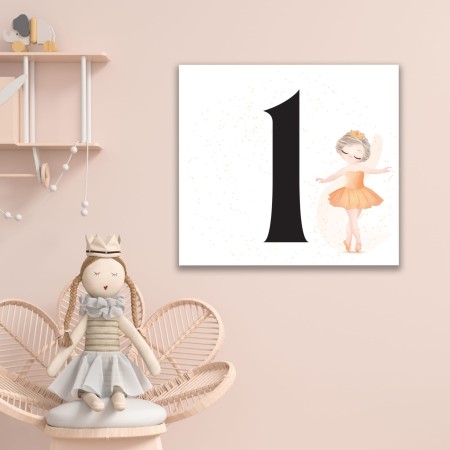 Număr masă, model "Balerina"