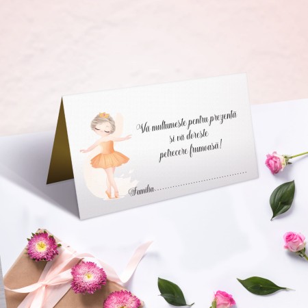 Plic pentru dar, model "Balerina"