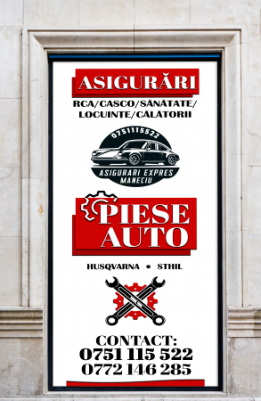 Print autocolant exterior - Piese Auto