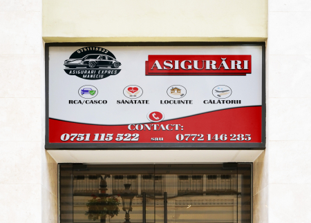 Autocolant - Print autocolant exterior - Asigurări
