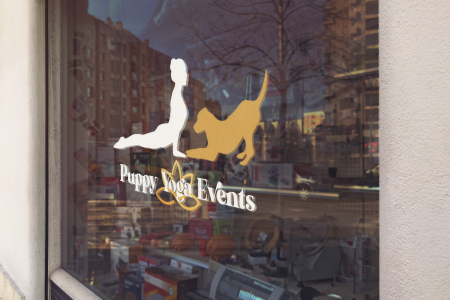 Autocolant - Print autocolant exterior - Puupy Yoga