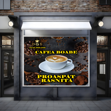 Autocolant - Print autocolant exterior - CAFENEA