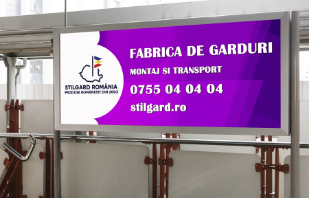 Bannere - Print BANNER publicitar - Fabrica de garduri - EXTERIOR