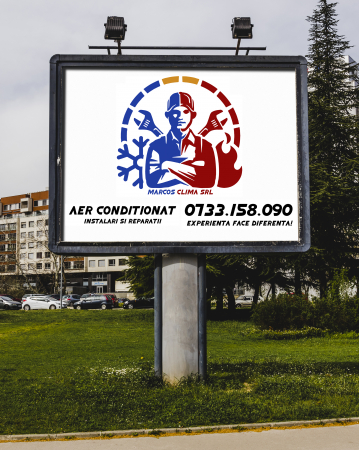 Bannere - Print BANNER publicitar - Aer condiționat - EXTERIOR