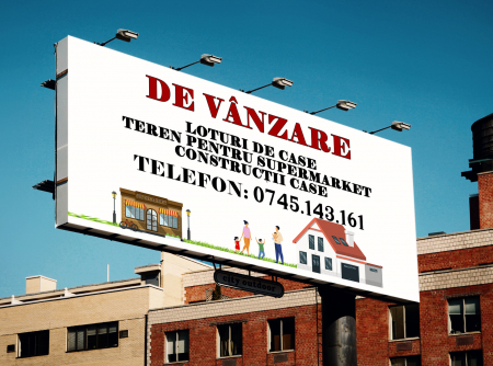 Print BANNER publicitar - De vânzare - EXTERIOR