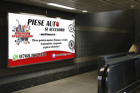 Bannere - Print BANNER publicitar - Piese Auto - EXTERIOR