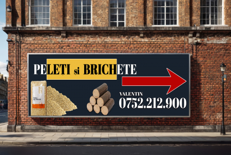 Bannere - Print BANNER publicitar - Peleți și brichete - EXTERIOR