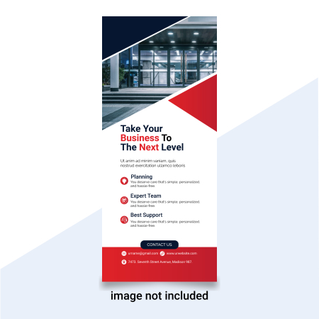 Roll-up banner, model "Basic" - 100x200cm