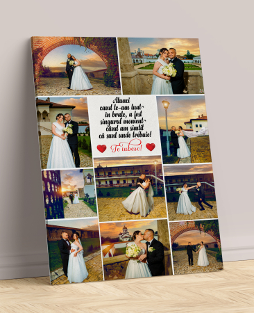 Tablouri canvas - Tablou canvas 70x90cm - colaj 10 fotografii