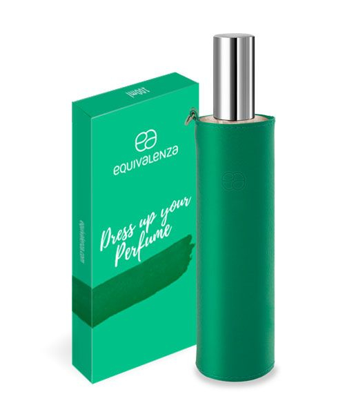 Husa pentru parfum verde, Equivalenza, 100 ml