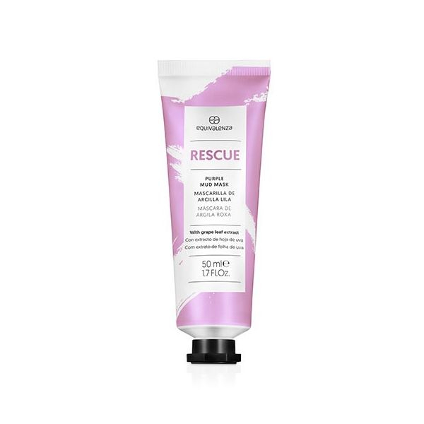 Masca de fata cu argila Rescue Purple, Equivalenza, 50 ml