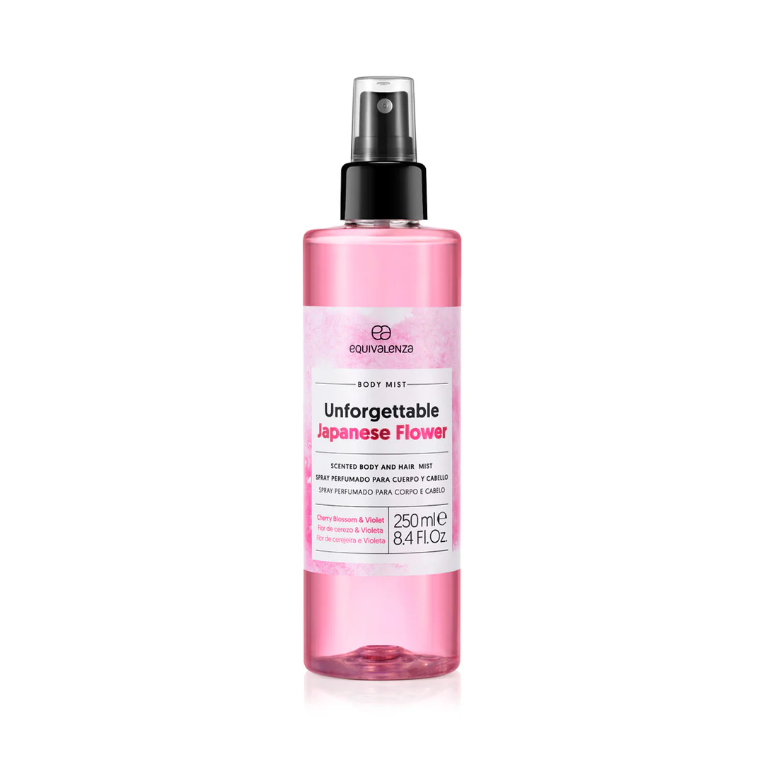 NEW! Spray pentru corp si par Unforgettable Japanese Flower, 250 ml