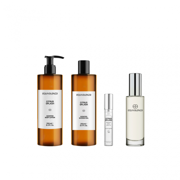 Pachet promo: Apa de Parfum 086, Femei, 30ml + Citrus Splash Gel de dus, 250 ml + Lotiune de corp 250 ml + Parfum 12 ml