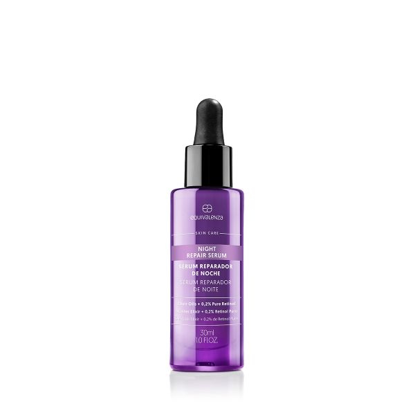 Serum reparator de fata pentru noapte, Equivalenza, 30 ml