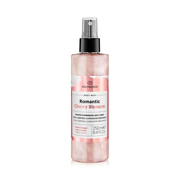 Spray de Corp iluminator Romantic Cherry Blossom, Equivalenza, 250 ml