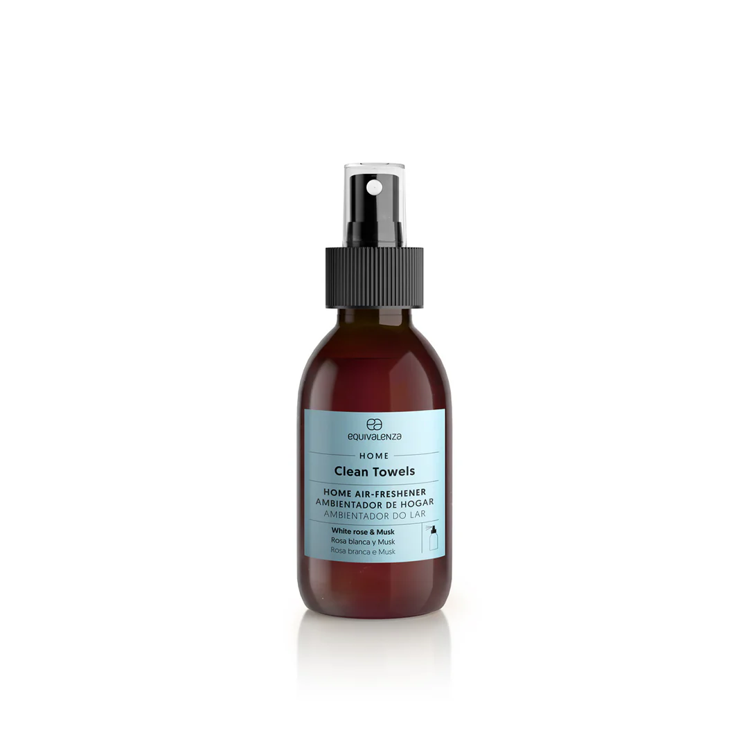 Spray odorizant pentru casa Clean Towels (trandafir alb si mosc), 150 ml