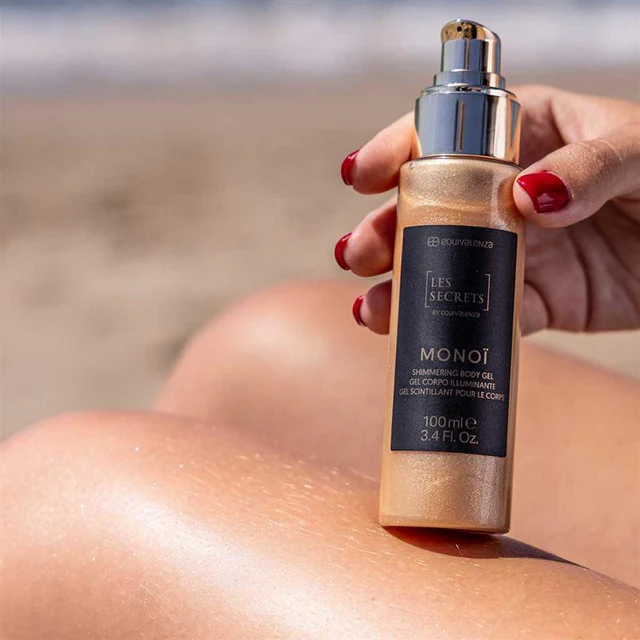 Gel de corp cu sclipici Les Secrets Monoi, 100 ml [1]